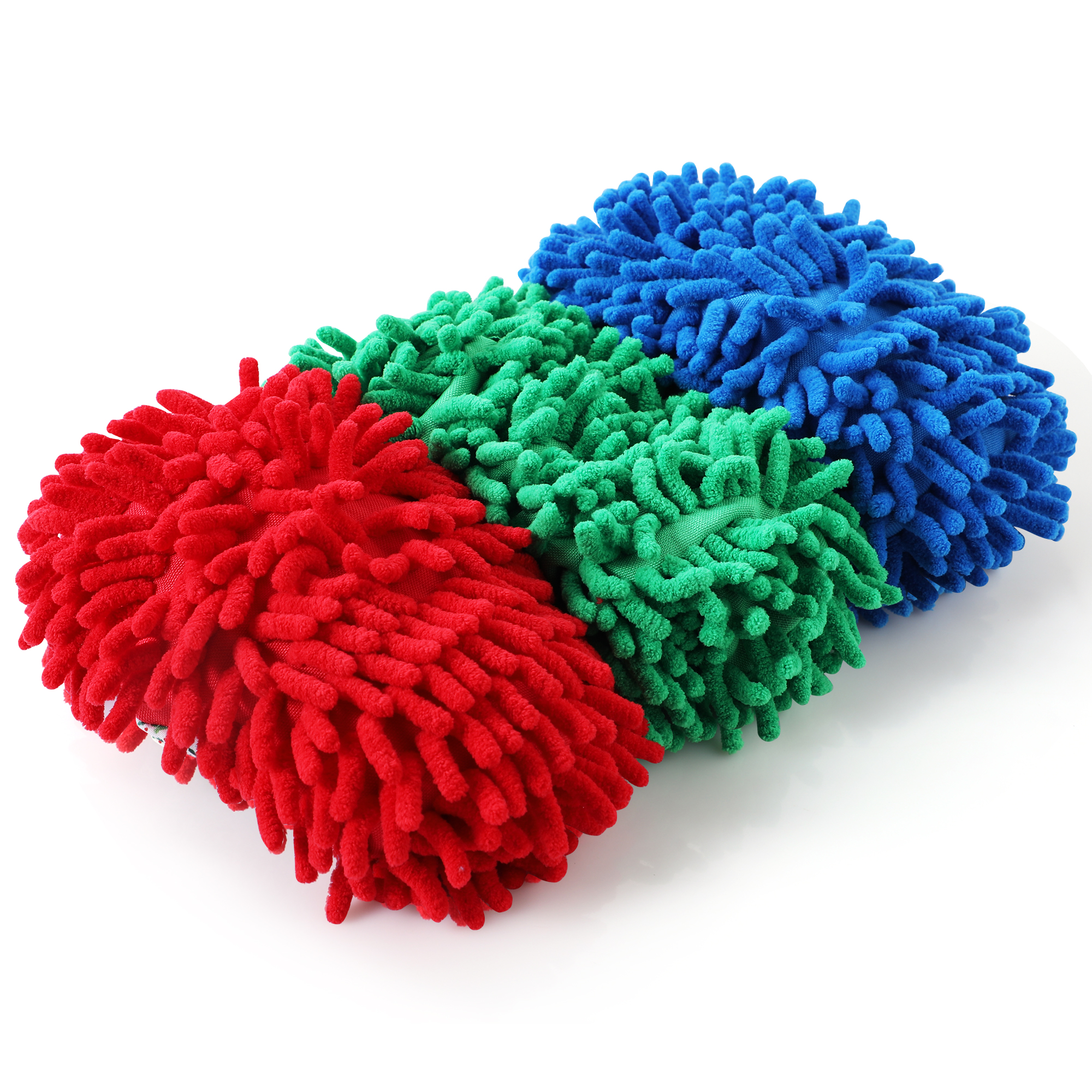 Microfiber Mop Slippers for Floor Cleaning | Machine Washable 3-Piece Set