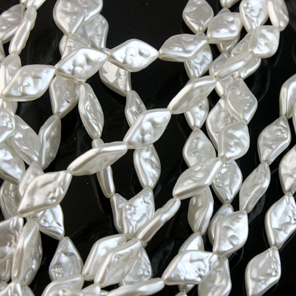 Baroque Pearl Beads for Jewelry Making | ABS Straight-Hole Beads