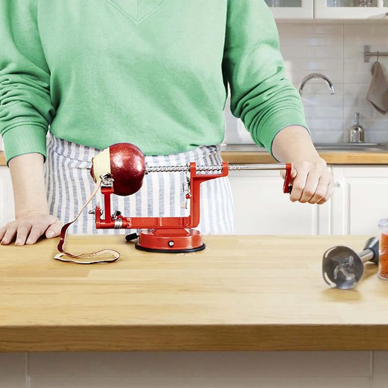 3-in-1 Apple Peeler Slicer Corer | Stainless Steel Manual Fruit Peeler