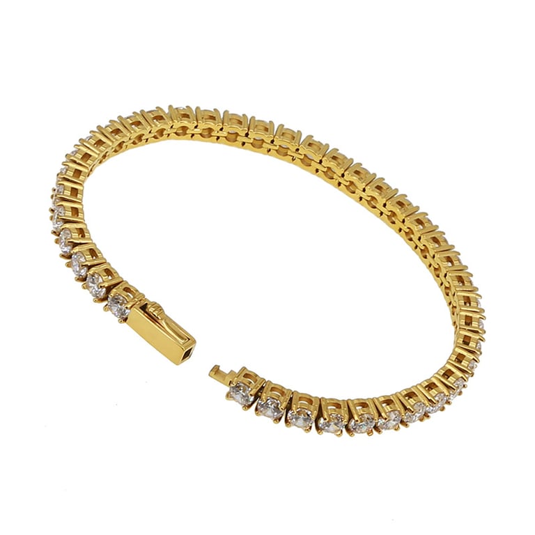 Stainless Steel 316 Tennis Chain with Zircon | Diamond-Look Jewelry
