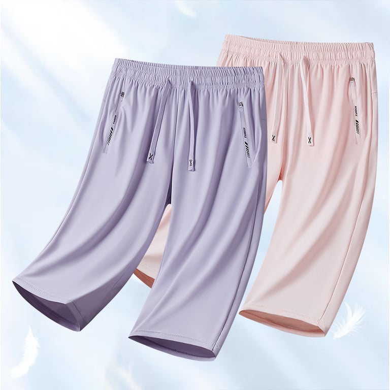 Summer Couple High-Elastic Ice Silk Quick-Drying Pants | Canada
