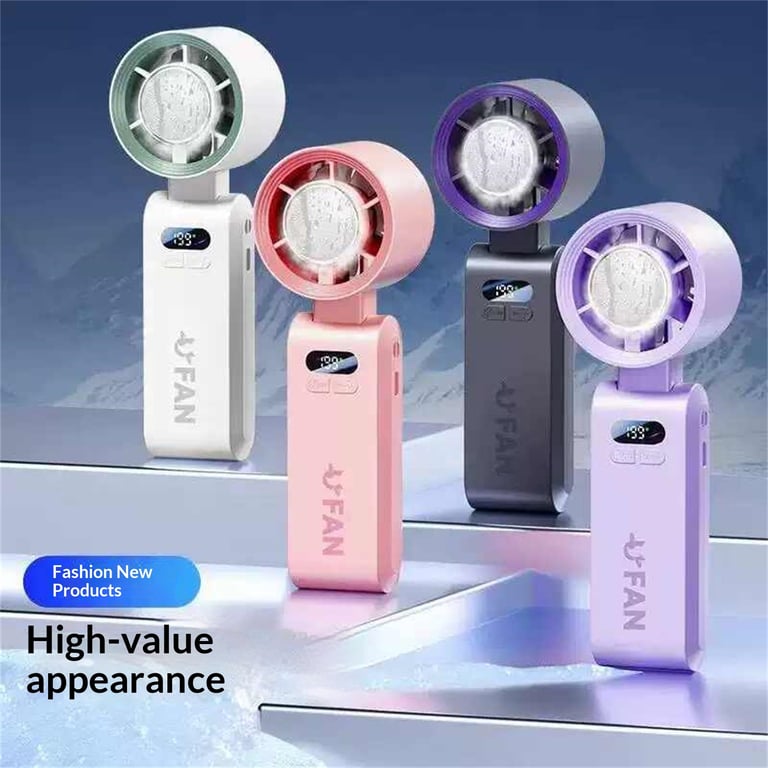 Portable Refrigeration Fan with 30-Hour Battery | Neck & Desktop