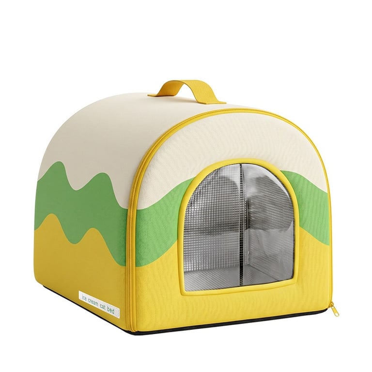 Portable Cooling Dog Bed All-Season | Ice Pack Pet Nest Canada