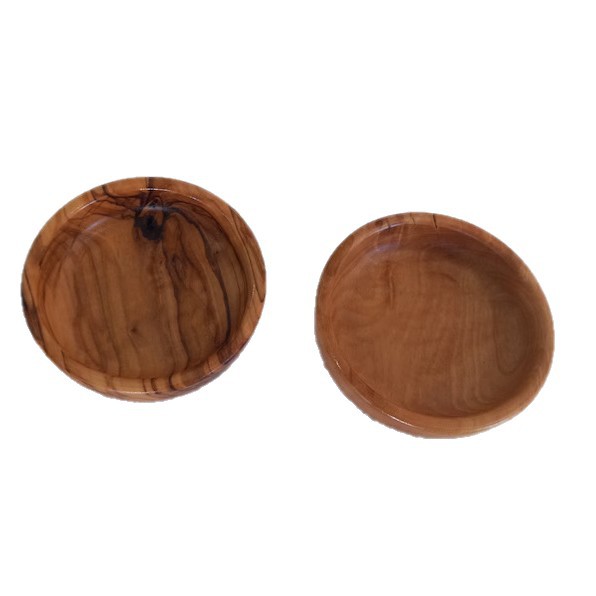 Ice Crackle Glaze Olive Wood Dipping Bowl | Home & Kitchen