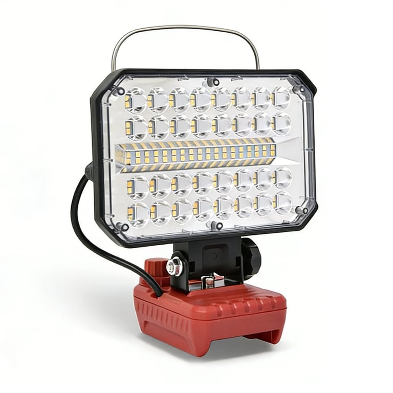 LED Work Light Cordless For Milwaukee M18 18V Battery USB Port Outdoors Lamp