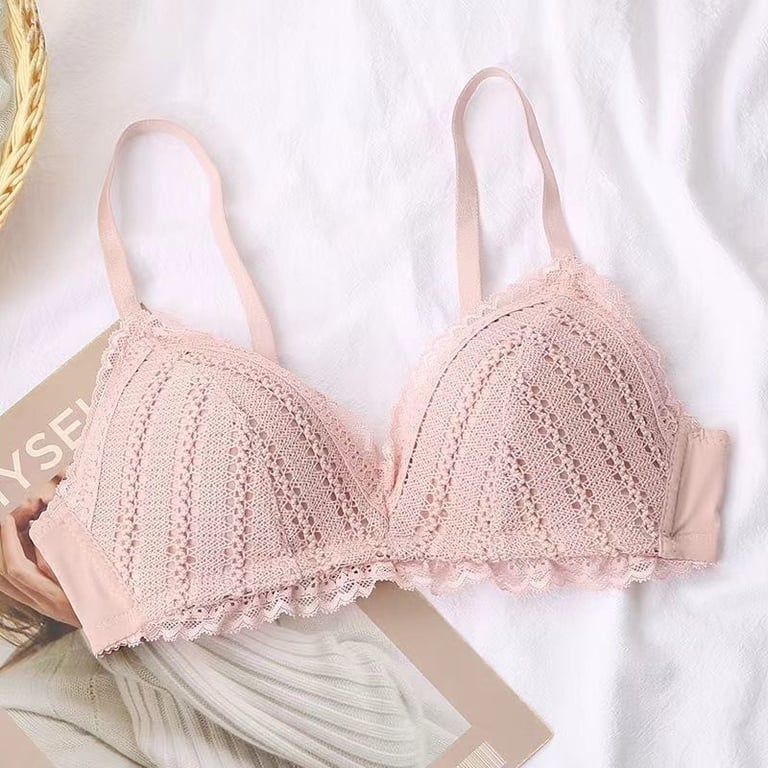 Wireless Bust-Enhancing Push-Up Adjustable Bra | Lace Comfort Bra