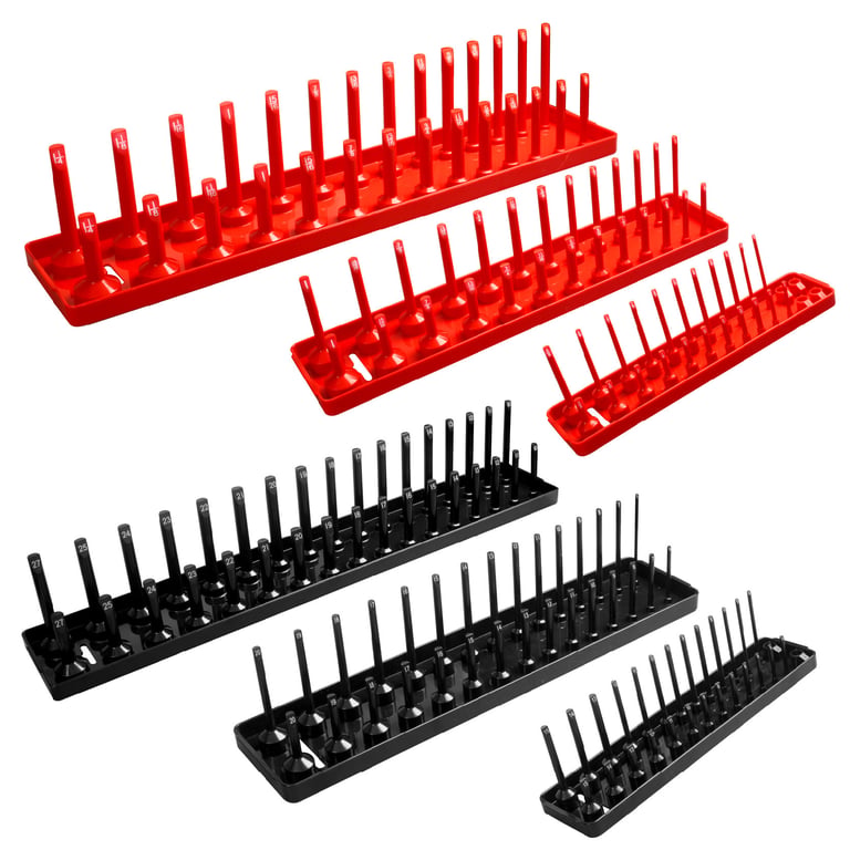 Metric British Plastic Socket Head Storage Multifunctional Bracket | 6-Piece Set