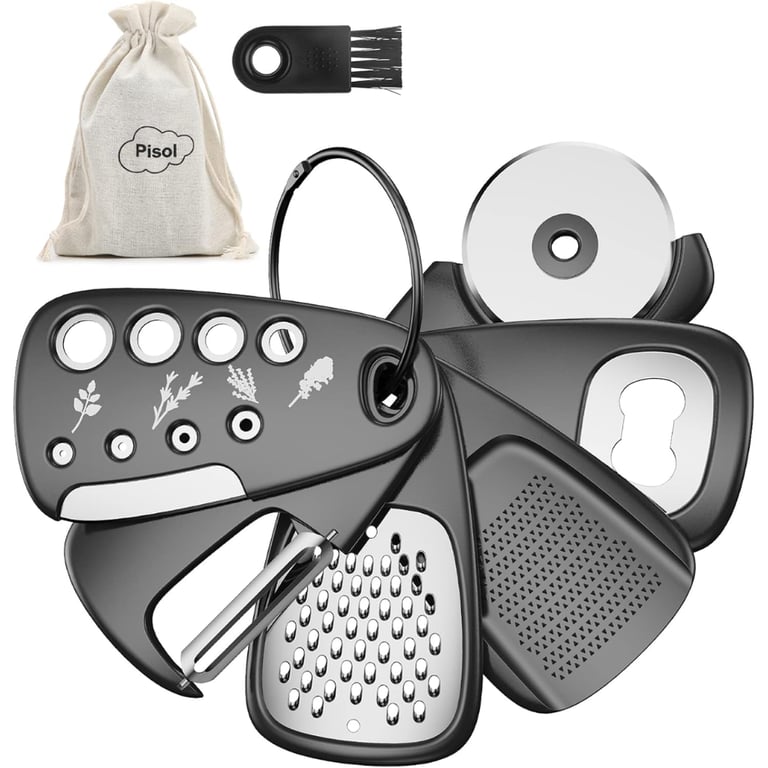 6-Piece Kitchen Peeler Set - Space-Saving Multi-Tool Gadgets