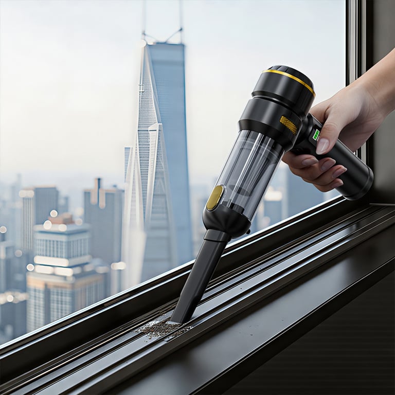 Portable High-Power Brushless Car Vacuum Cleaner | Built-in Light