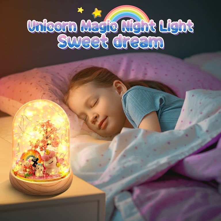 Cute Cartoon LED Night Light for Children | DIY Craft Bedside Lamp