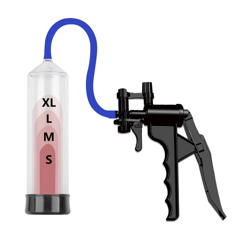 Men's Personalized Silicone Penis Pump with Size Markings | Canada