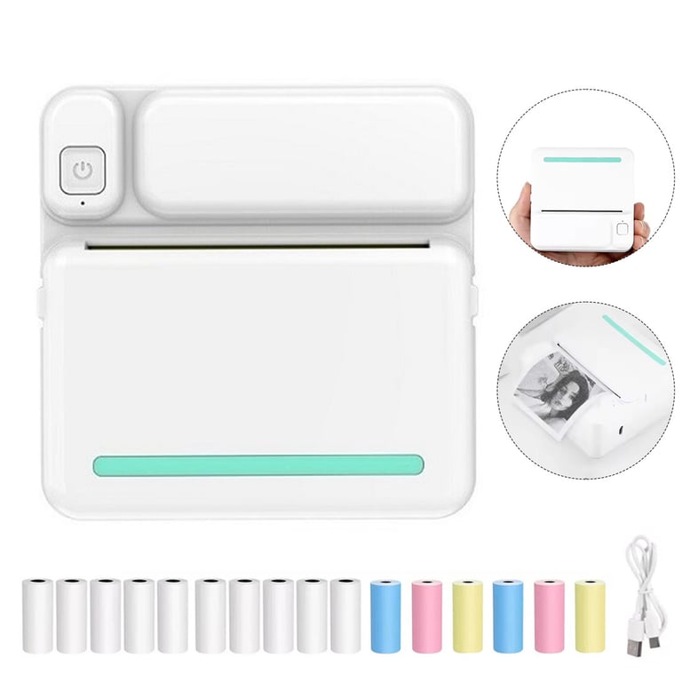 Mini Thermal Printer Pocket Bluetooth Mobile Phone Photos Label Printing Machine
