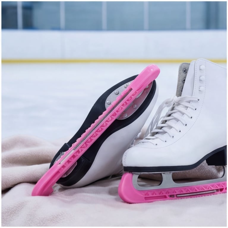 Pink Ice Skate Blade Guard | Universal Protection for Figure & Hockey Skates