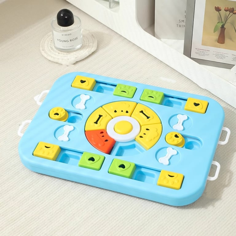 Dog Puzzle Toy with Treat Dispensing & Sniffing Mat | Interactive Pet Toy