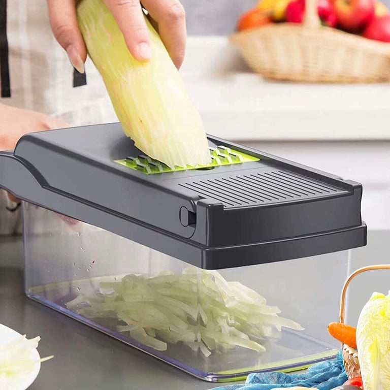 16-in-1 Vegetable Chopper & Slicer | Fast Food Prep Kitchen Tool