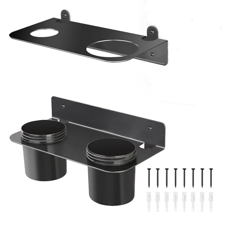 Wall-Mounted Funnel Paint Bottle Storage Rack | Home & Kitchen Organization