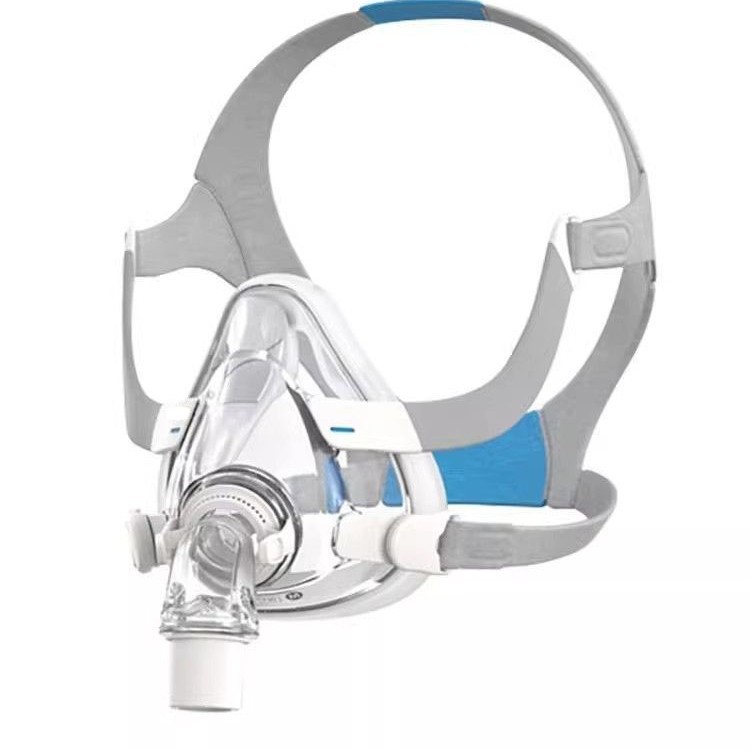 Ventilator Head-Mounted Silicone Nasal-Oral CPAP Mask | Full-Face