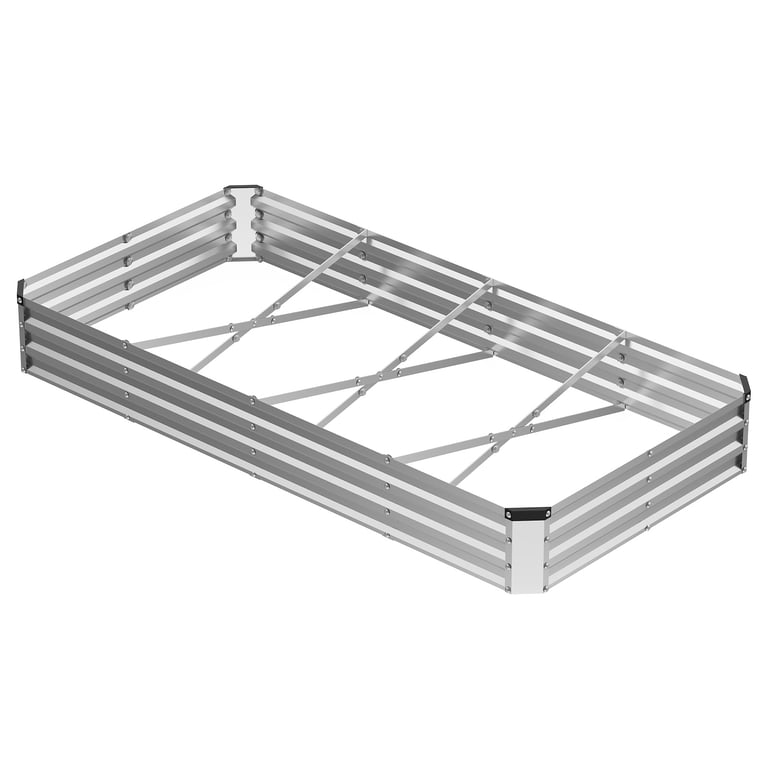 Galvanized Raised Garden Bed | Rust-Resistant Steel Planting Box