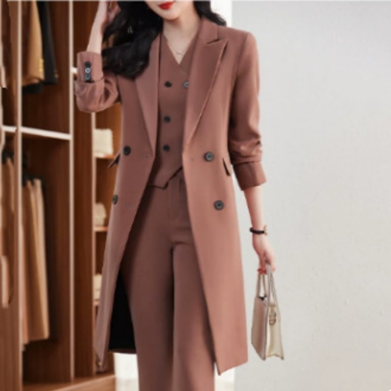 Women's Three-Piece Professional Suit Set | Autumn Winter Workwear