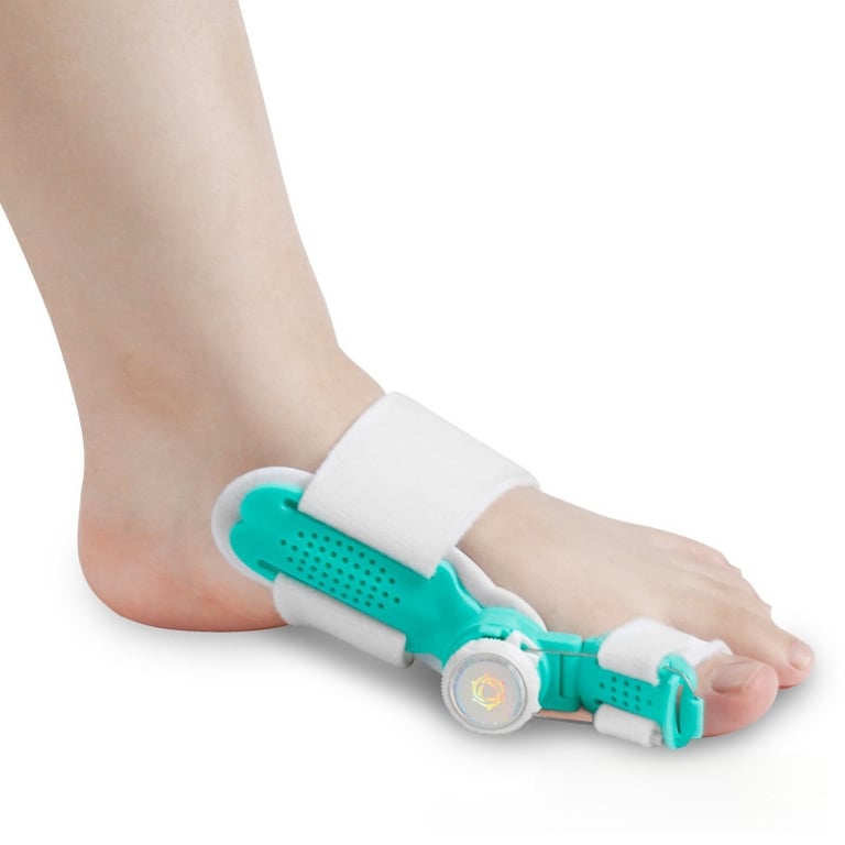Adjustable Toe Corrector with Knob | Bunion Separator Support
