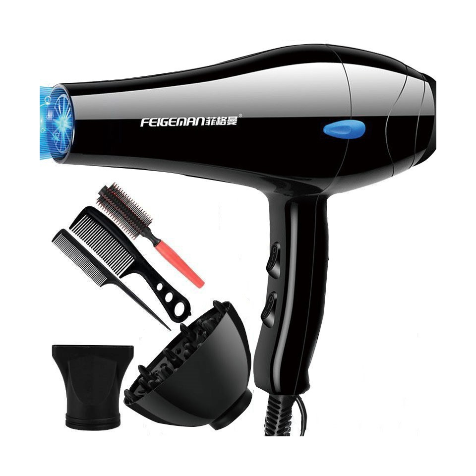 Professional Hair Dryer with Styling Attachments | Fast Dry Technology